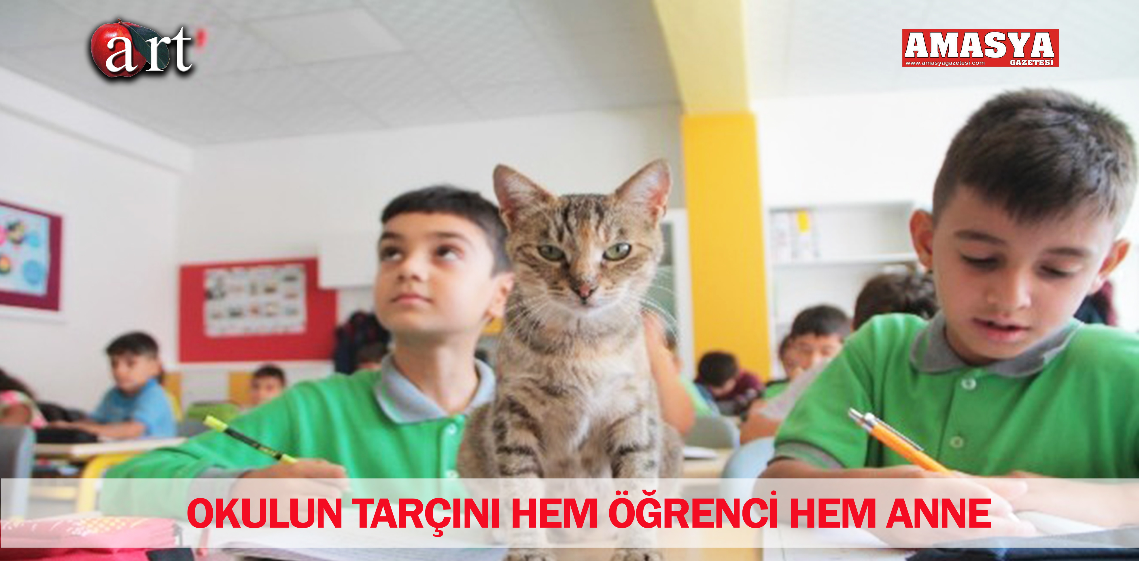 OKULUN TARÇINI HEM ÖĞRENCİ HEM ANNE