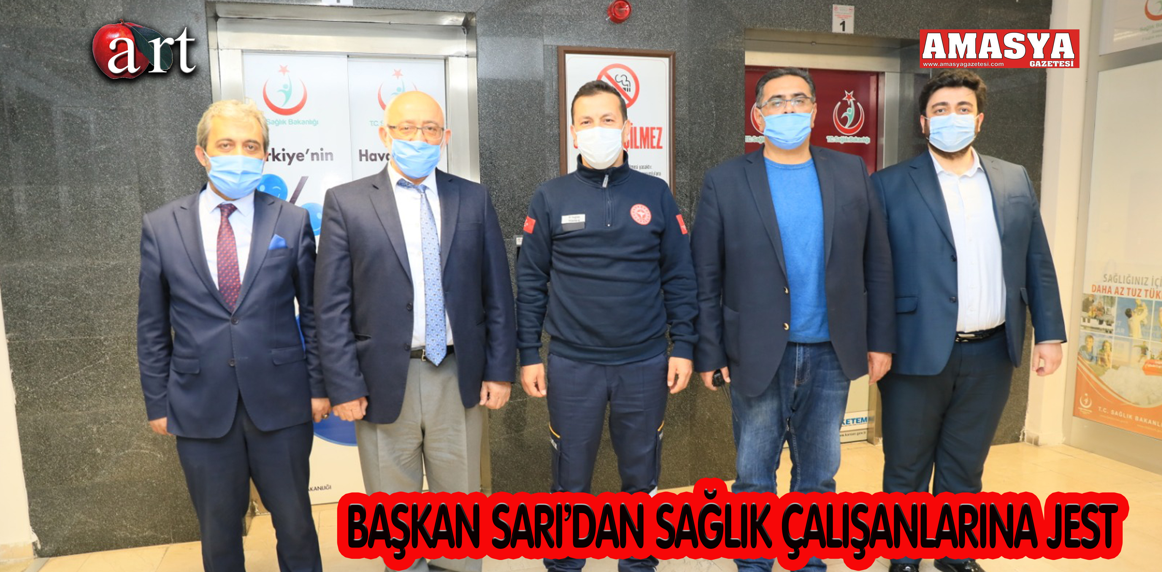 BAŞKAN SARI’DAN SAĞLIK ÇALIŞANLARINA JEST